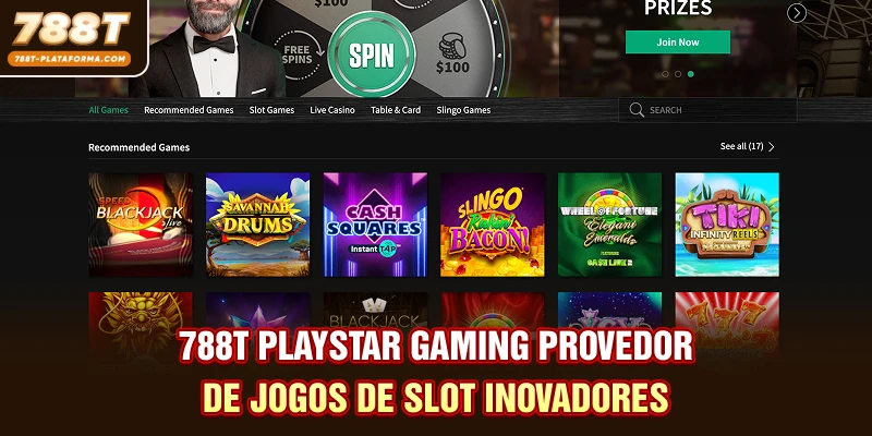 Playstar Gaming 788T - Provedor de Jogos de Slot Inovadores