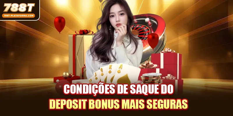 Bônus De Depósito - Receba Pontos Extras A Cada Depósito 3 Condições de saque do Bônus de depósito mais seguras