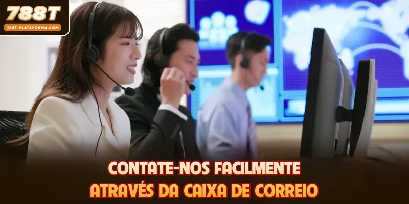 Contate-nos facilmente através da caixa de correio